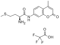 Molecular Structure of 94367-35-8 (L-METHIONINE 4-METHYL-7-COUMARINYLAMIDE TRIFLUOROACETATE)